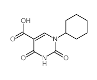5-Pyrimidinecarboxylicacid, 1-cyclohexyl-1,2,3,4-tetrahydro-2,4-dioxo- picture