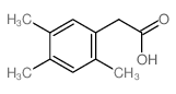 Benzeneacetic acid,2,4,5-trimethyl-结构式