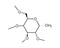 Galactopyranose, 2,3,4,6-tetra-O-methyl-, D- Structure