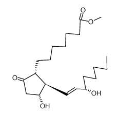 PROSTAGLANDIN E1 METHYL ESTER structure