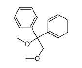 (1,2-dimethoxy-1-phenylethyl)benzene结构式