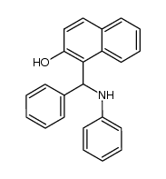 1-(α-N-phenylaminobenzyl)-2-naphthol结构式