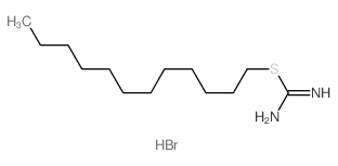 Carbamimidothioic acid,dodecyl ester, monohydrobromide (9CI)结构式