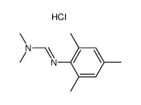 N'-(2,4,6-trimethylphenyl)-N,N-dimethylformamidine hydrochloride结构式