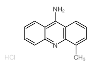 9-Acridinamine,4-methyl-, hydrochloride (1:1)结构式