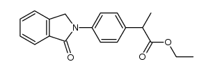 ethyl 2-(4'-(1-oxo-2-isoindolinyl)phenyl)propionate Structure