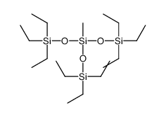 triethyl-[methyl-bis(triethylsilyloxy)silyl]oxysilane结构式