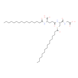 N-Palmitoyl-L-γGlu-S-palmitoyl-L-Cys-Gly-OH structure