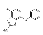 4-methoxy-7-phenoxy-benzothiazol-2-yl-amine结构式