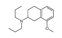 8-methoxy-2-(di-n-propylamino)tetralin结构式