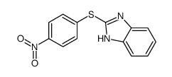 2-(4-nitrophenyl)sulfanyl-1H-benzimidazole Structure