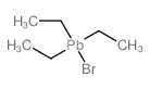 bromo-triethyl-plumbane structure