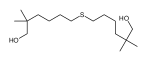 6-(6-hydroxy-5,5-dimethylhexyl)sulfanyl-2,2-dimethylhexan-1-ol Structure