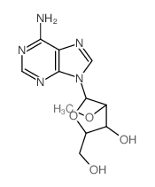 9H-Purin-6-amine,9-(2-O-methyl-b-D-arabinofuranosyl)-结构式