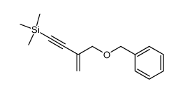 (3-((benzyloxy)methyl)but-3-en-1-yn-1-yl)trimethylsilane Structure