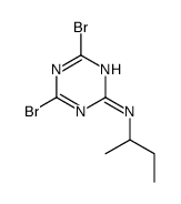 4,6-Dibromo-N-sec-butyl-1,3,5-triazin-2-amine结构式