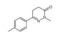 2-methyl-6-(4-methylphenyl)-4,5-dihydropyridazin-3-one Structure