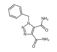 1-benzyl-1H-[1,2,3]triazole-4,5-dicarboxylic acid diamide Structure