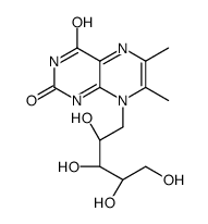 6,7-dimethyl-8-ribityllumazine Structure