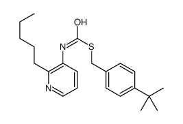 S-((4-(1,1-Dimethylethyl)phenyl)methyl) O-pentyl-3-pyridinylcarbonimidothioate picture