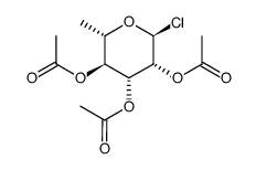 2,3,4-Tri-O-acetyl-α-L-rhamnopyranosyl chloride Structure