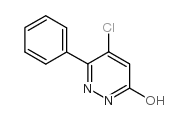 5-氯-6-苯基-3(2H)-哒嗪酮结构式