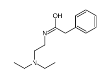 N-[2-(diethylamino)ethyl]-2-phenylacetamide结构式
