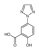 2-hydroxy-5-[1,2,3]triazol-2-yl-benzoic acid结构式