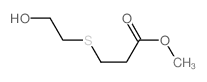 methyl 3-(2-hydroxyethylsulfanyl)propanoate结构式