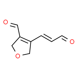 3-Furancarboxaldehyde, 2,5-dihydro-4-[(1E)-3-oxo-1-propenyl]- (9CI) Structure