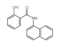 2-hydroxy-N-naphthalen-1-yl-benzamide结构式