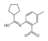 Cyclopentanecarboxamide, N-(4-methyl-2-nitrophenyl)- (9CI) picture