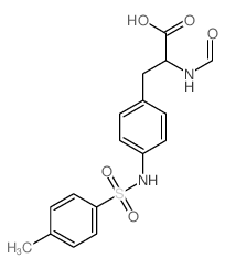 2-formamido-3-[4-[(4-methylphenyl)sulfonylamino]phenyl]propanoic acid Structure