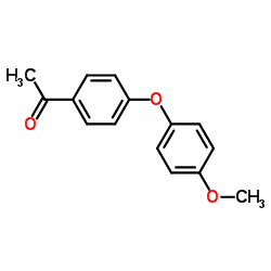 4'-(4-甲氧基苯氧基)乙酰苯结构式