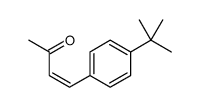4-(4-tert-butylphenyl)but-3-en-2-one结构式