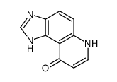 1H-Imidazo[4,5-f]quinolin-9-ol(9CI) structure