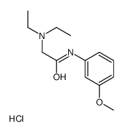 2-(diethylamino)-N-(3-methoxyphenyl)acetamide,hydrochloride Structure