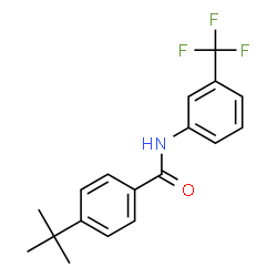 4-tert-butyl-N-[3-(trifluoromethyl)phenyl]benzamide Structure