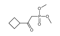 1-cyclobutyl-2-dimethoxyphosphorylethanone Structure