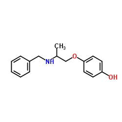 4-(2-(Benzylamino)propoxy)phenol Structure