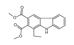 dimethyl 1-ethyl-9H-carbazole-2,3-dicarboxylate Structure