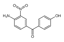 (4-amino-3-nitrophenyl)-(4-hydroxyphenyl)methanone Structure