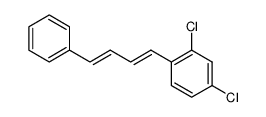 2,4-Dichloro-1-((1E,3E)-4-phenyl-buta-1,3-dienyl)-benzene Structure