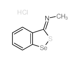 N-methyl-8-thia-9-selenabicyclo[4.3.0]nona-1,3,5-trien-7-imine结构式