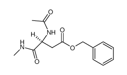 Nα-Acetyl-β-benzylasparaginsaeure N-methylamid Structure