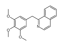 1-[(3,4,5-trimethoxyphenyl)methyl]isoquinoline Structure