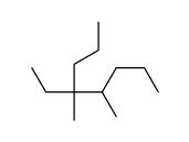 4-ethyl-4,5-dimethyloctane结构式