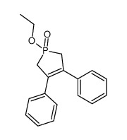 1-ethoxy-3,4-diphenyl-2,5-dihydro-1λ5-phosphole 1-oxide Structure