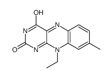 10-ethyl-8-methylbenzo[g]pteridine-2,4-dione Structure