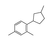 2,4-dimethyl-1-(3-methylcyclopentyl)benzene结构式